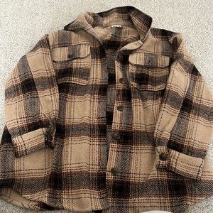 Time and Tru brown shacket size xl